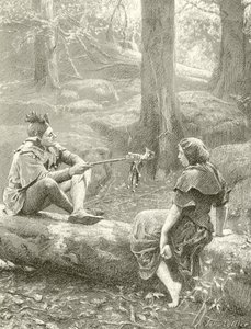 Touchstone e Audrey (gravura) de John Collier